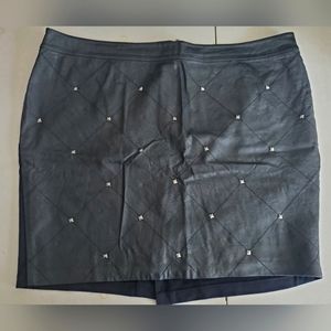Lane Bryant size 24 studded pleather skirt